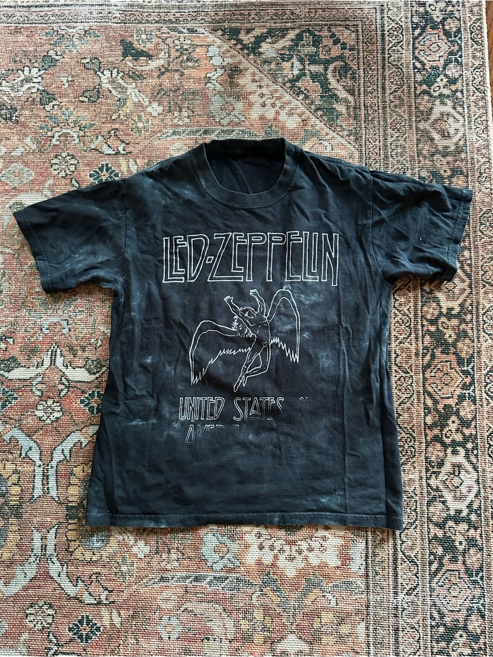 Led Zeppelin Black Graphic Band Tee